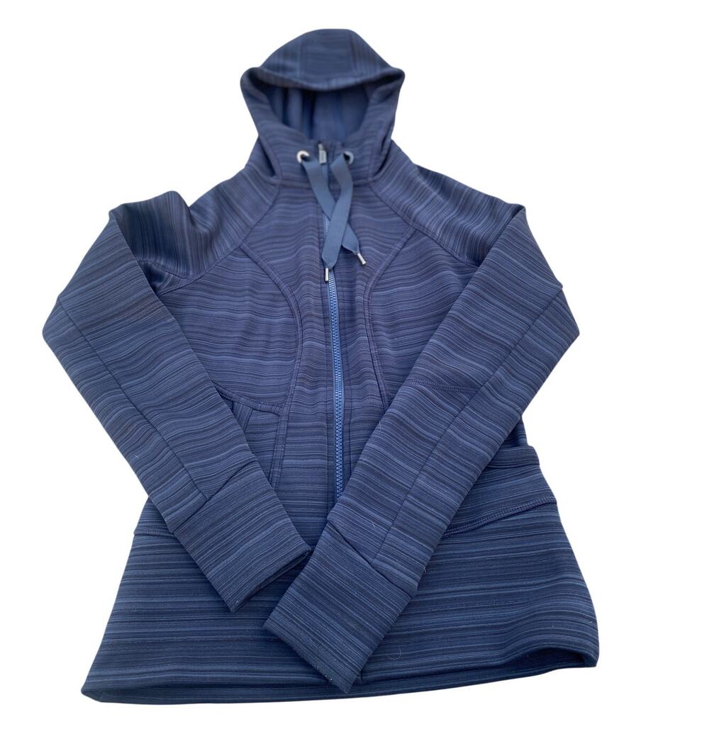 Athleta Zip Up Hoodie - Navy Blue - Size XXS